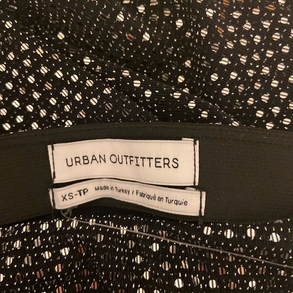 NWT Urban Outfitters Sparkly metallic skirt, elastic waistband with side zip! - Picture 6 of 11